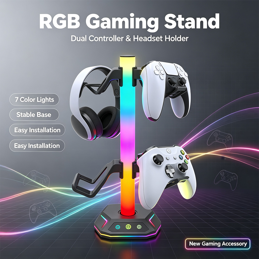 Gaming Headphone Accessories - For Playstation5 Controller Holder Earphone Hanger