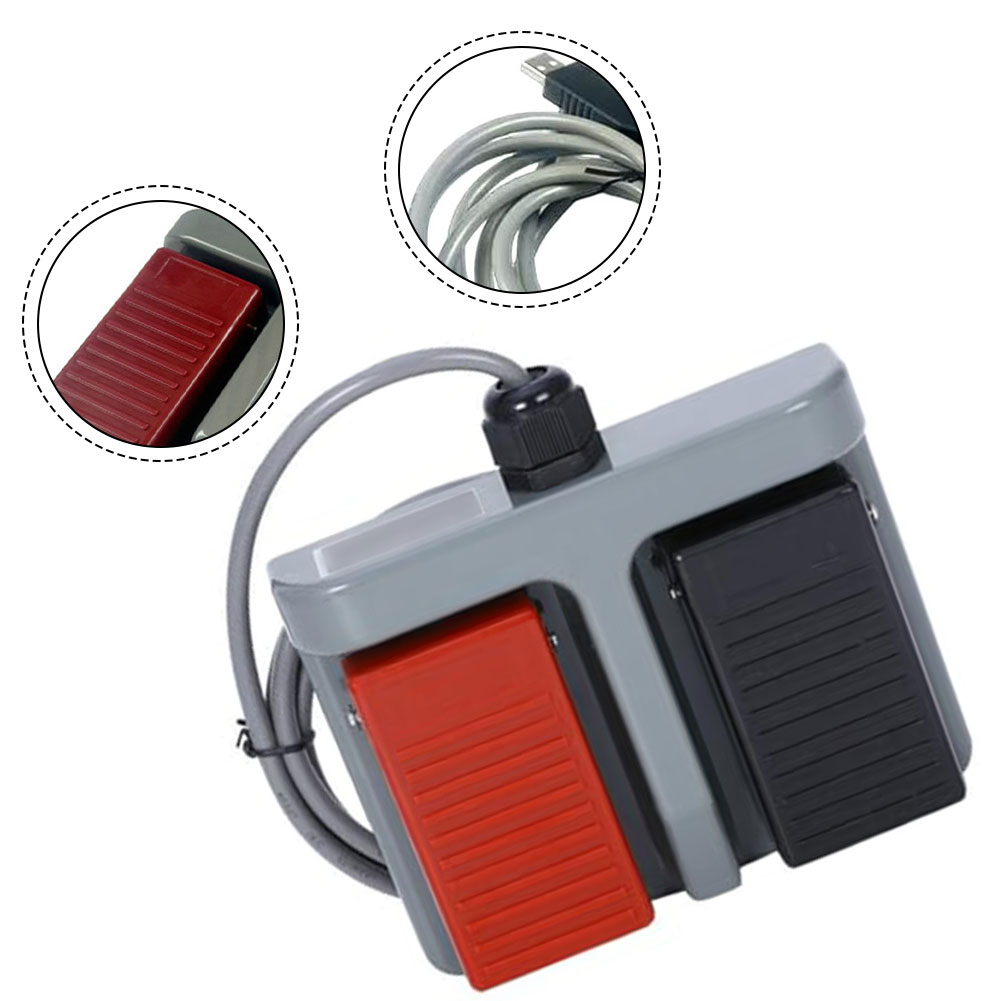 Gaming Accessories Images - MD FS-65 Dual Foot Switch Red