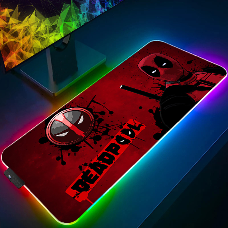 Gaming Accessories For Pc - LED Mouse Pad Gaming Backlight Lock
