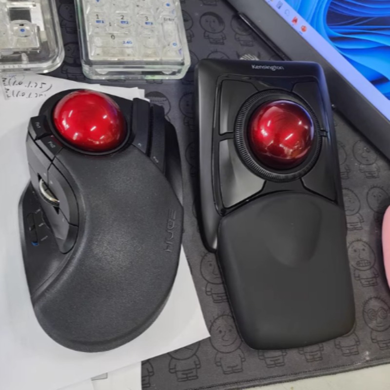 Gaming Accessories Drawing - NEW 3D Wired Trackball Mouse Macro