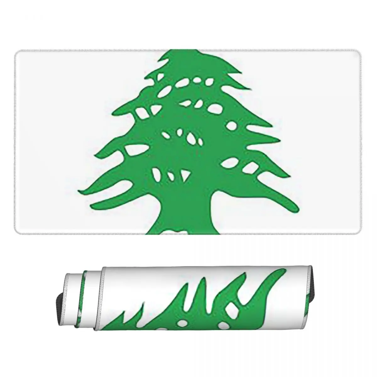 Gaming Accessories Lebanon - Large Mouse Pad Flag Of Lebanon