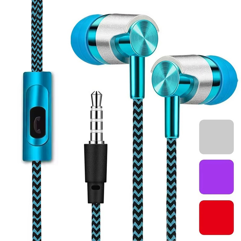 Gaming Headphone Accessories - In-Ear Wired Headphones HiFi Bass 3.5mm