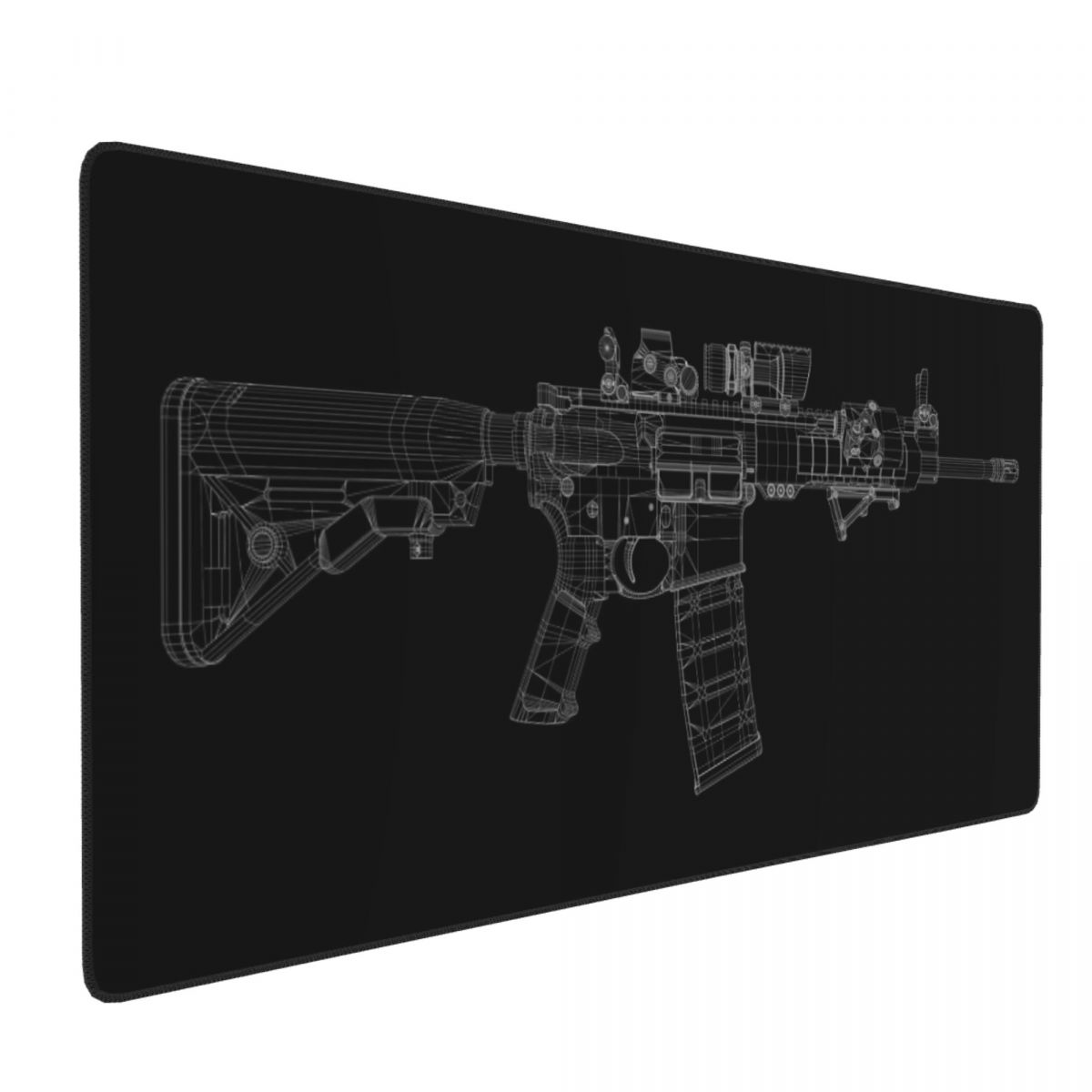 Gaming Accessories Drawing - Large Mouse Pad Gun Mechanical Aesthetics