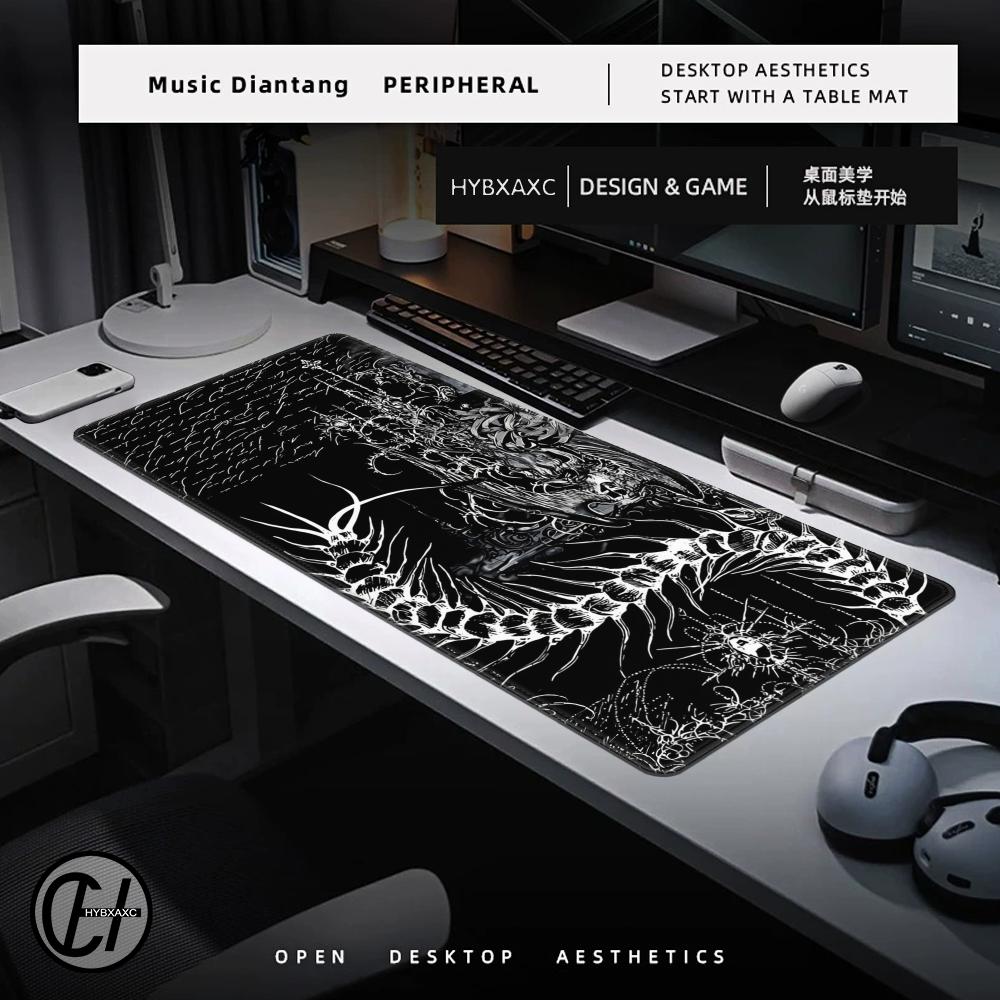 Black White Cybersigilism Desk - Gaming Mouse Pad Xl 评论和价格