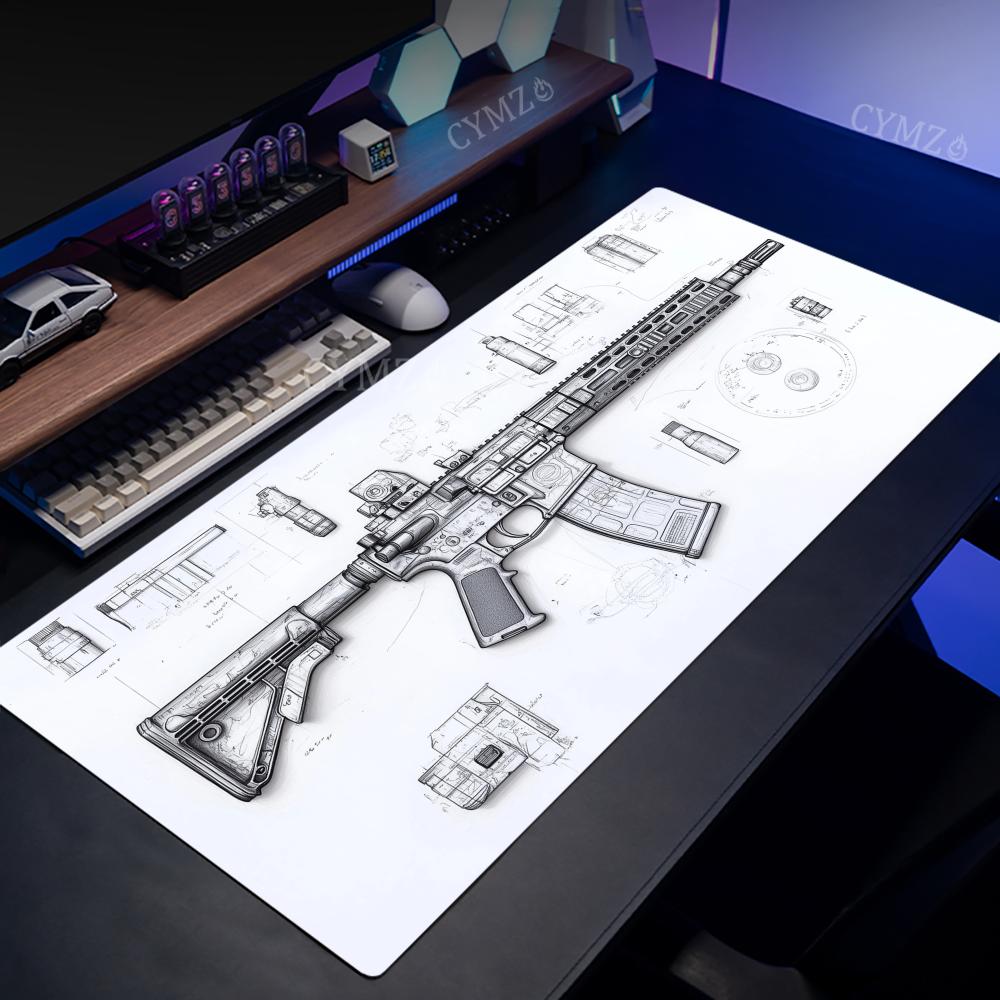 AR Rifle and Parts Drawings La - Gaming Accessories Drawing 评论和价格