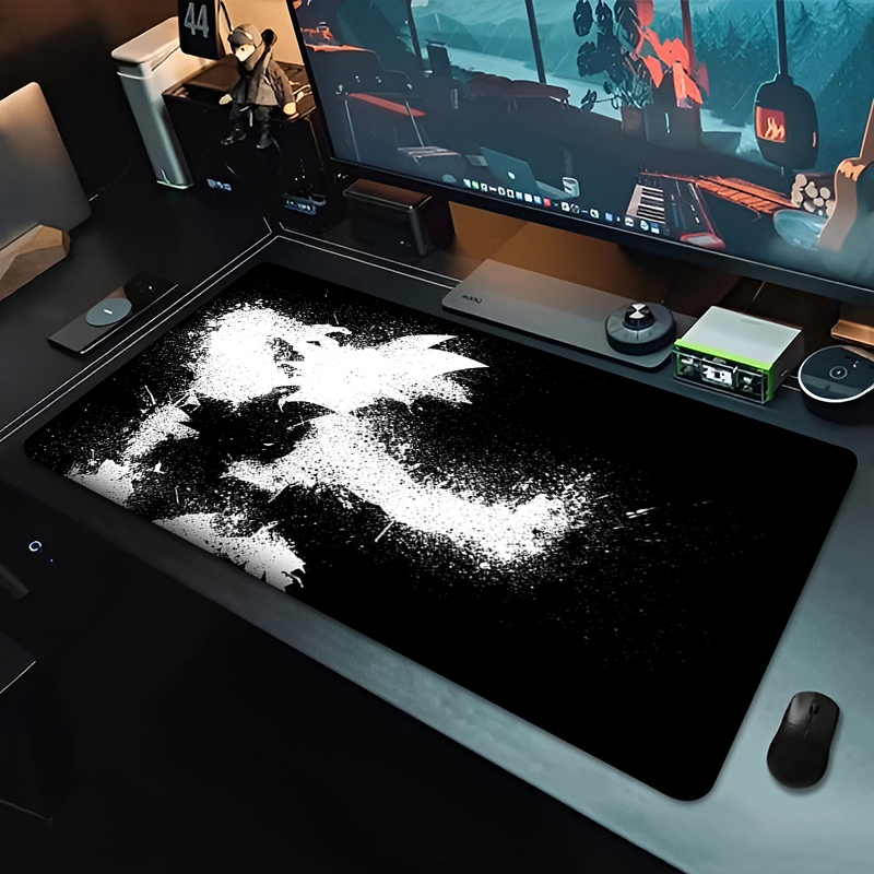 DBZ Black Anime Mouse Pad Drag - Gaming Accessories For Pc 评论和价格
