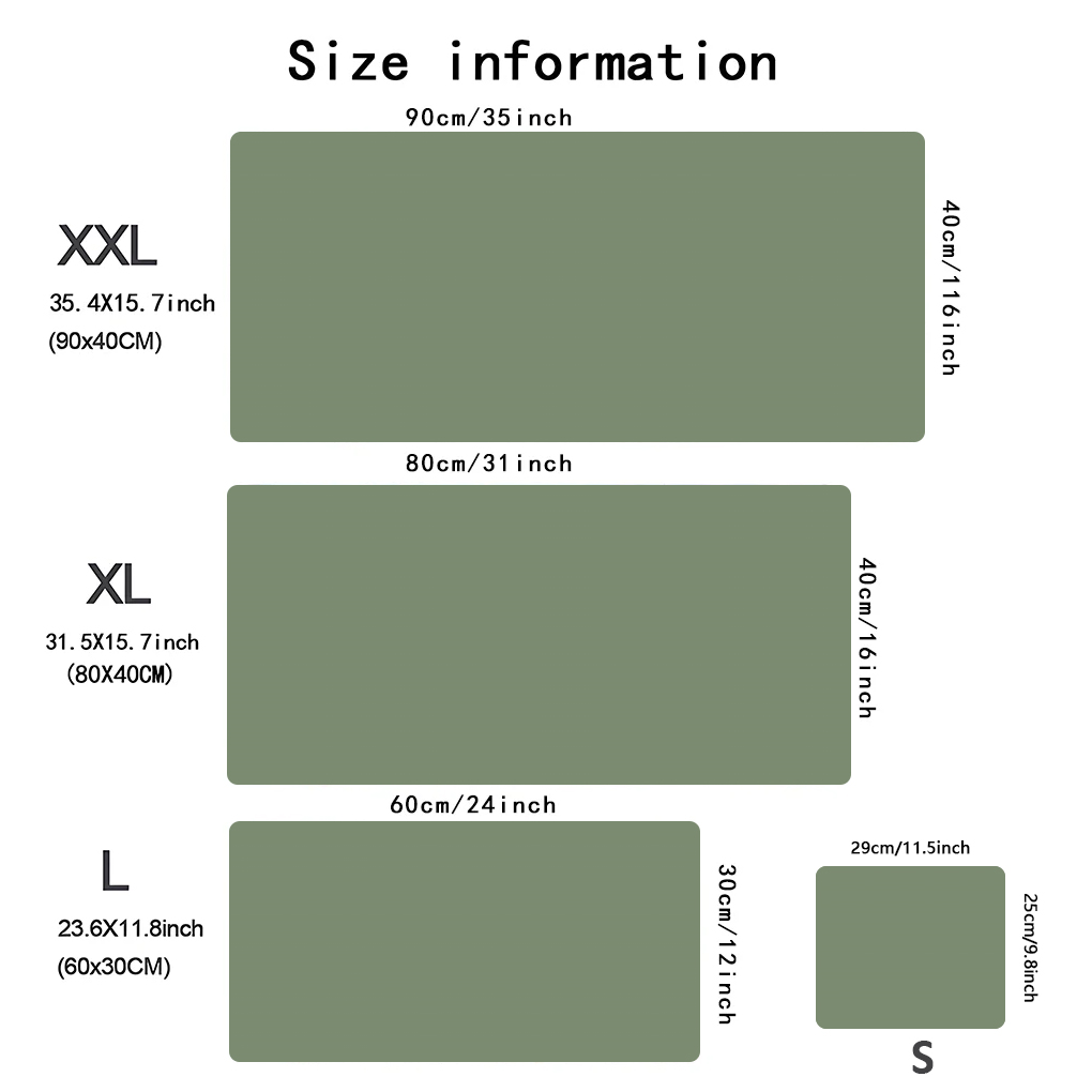 Solid green gaming mousepad la - Gaming Mouse Pad Xl 评论和价格