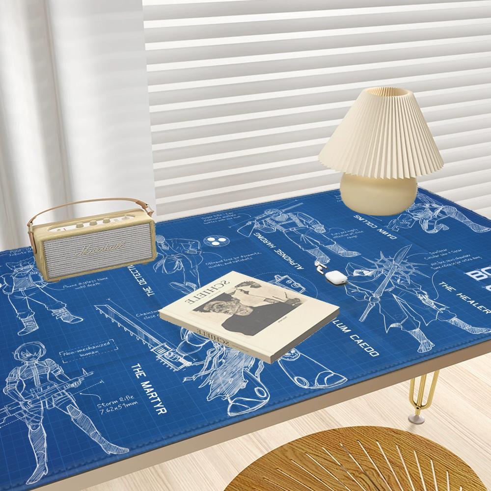 Black Large Mouse Pad Engineer - Gaming Accessories Drawing 评论和价格