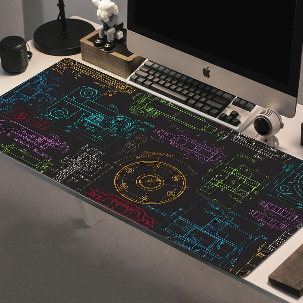Mechanical Drawing Mouse Pad G - Gaming Accessories Drawing 评论和价格