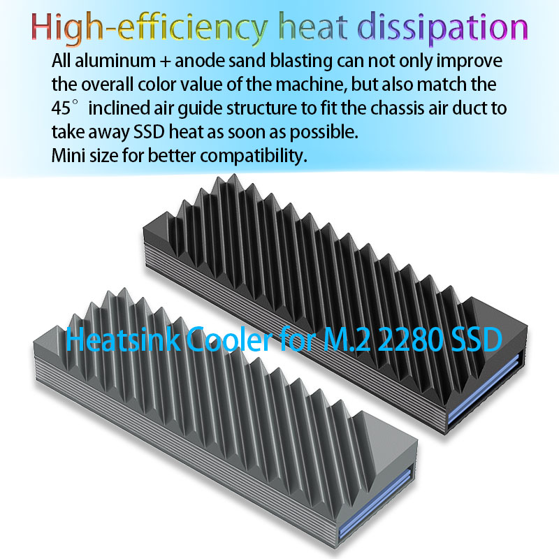 M.2 SSD NVMe Heat Sink M2 2280 - M2 Heatsink Cooler 评论和价格