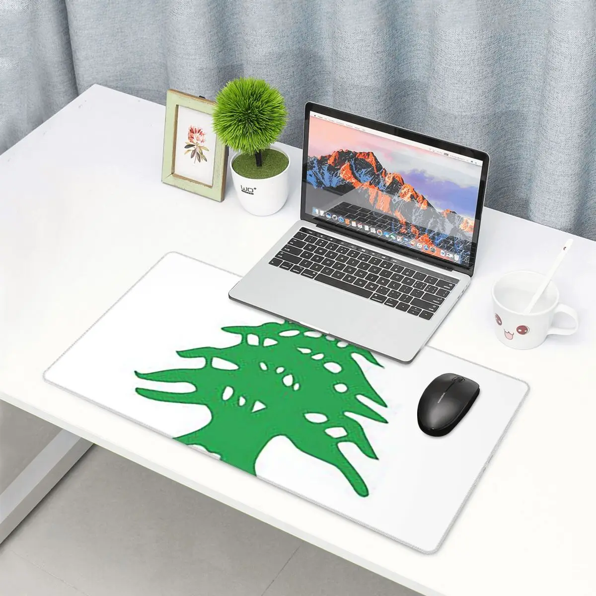 Large Mouse Pad Flag Of Lebano - Gaming Accessories Lebanon 评论和价格