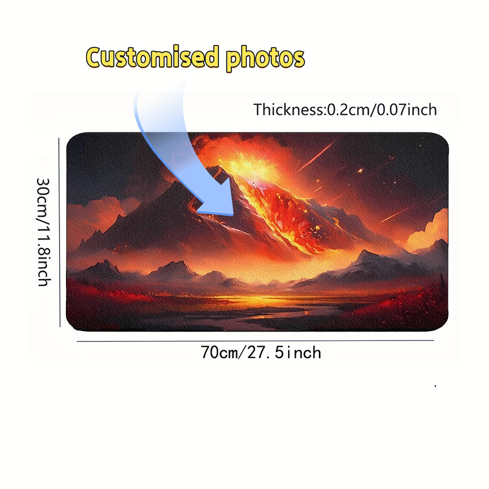 Custom Picture Gaming Desk Mat - Gaming Accessories Images 评论和价格