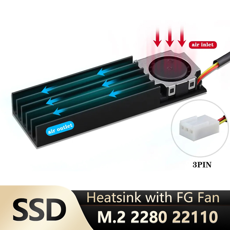 Gdstime M.2 2280 22110 Solid S - M2 Heatsink Cooler 评论和价格