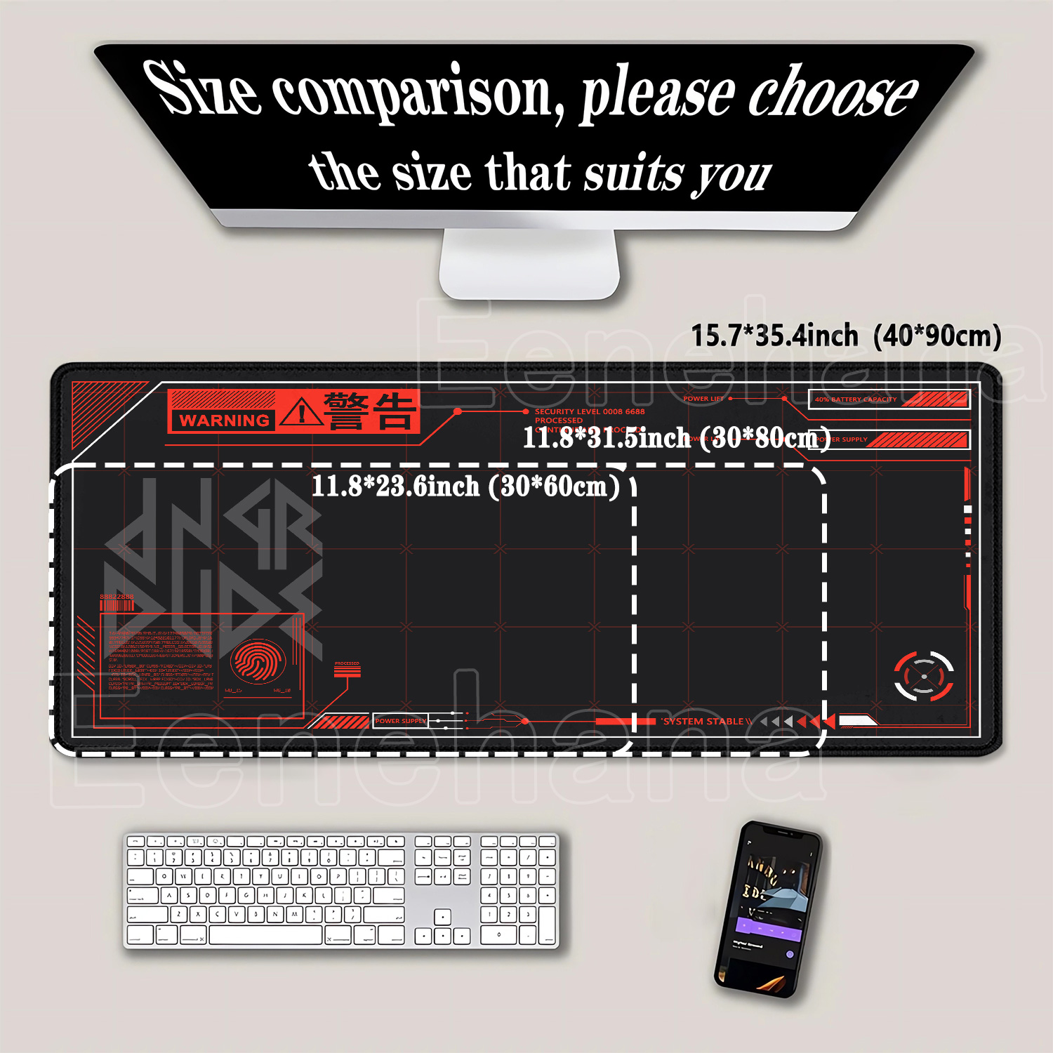 Large Mouse Pad HD Printing Ex - Gaming Accessories Drawing 评论和价格