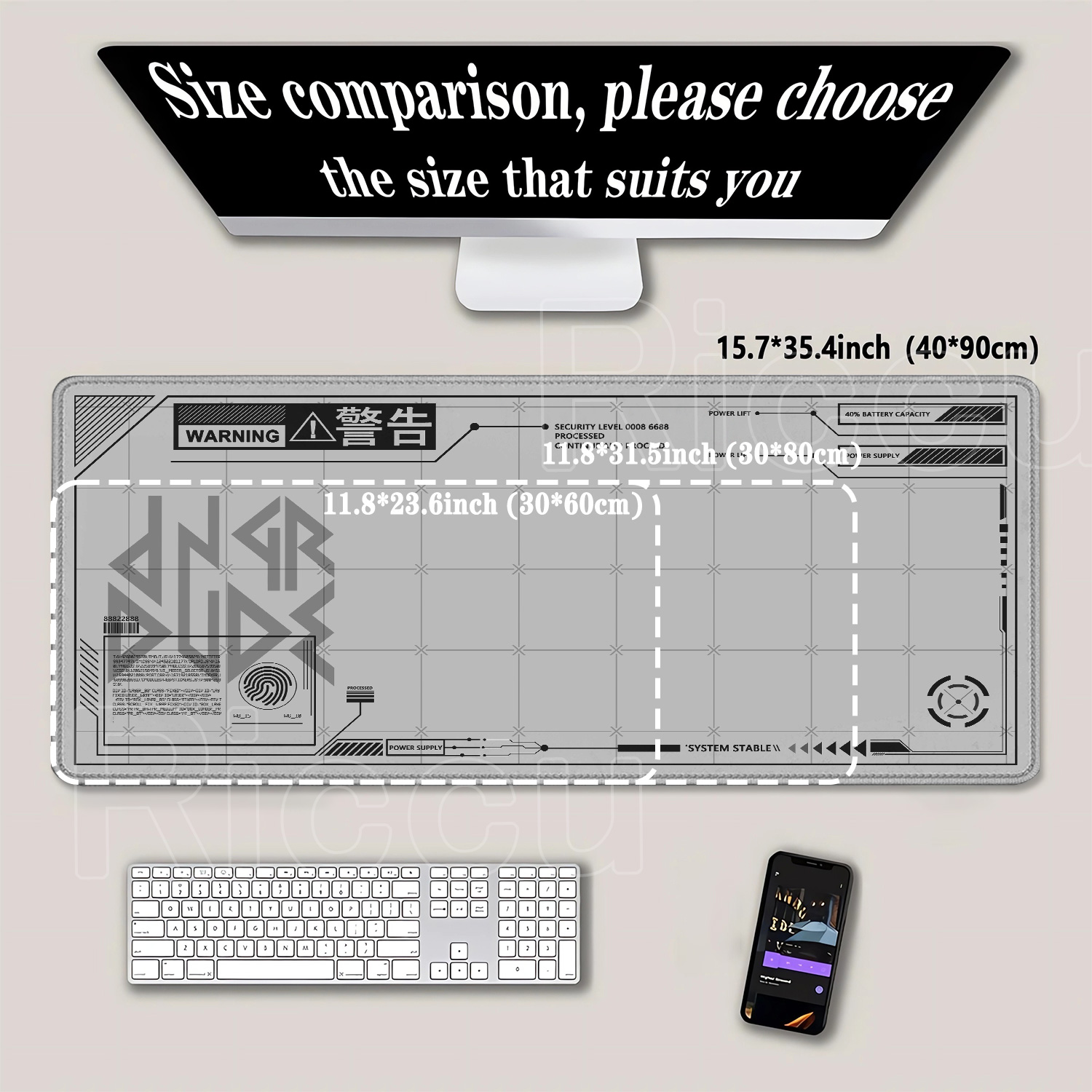 Extended Mouse Pad Large HD Ga - Gaming Accessories Drawing 评论和价格