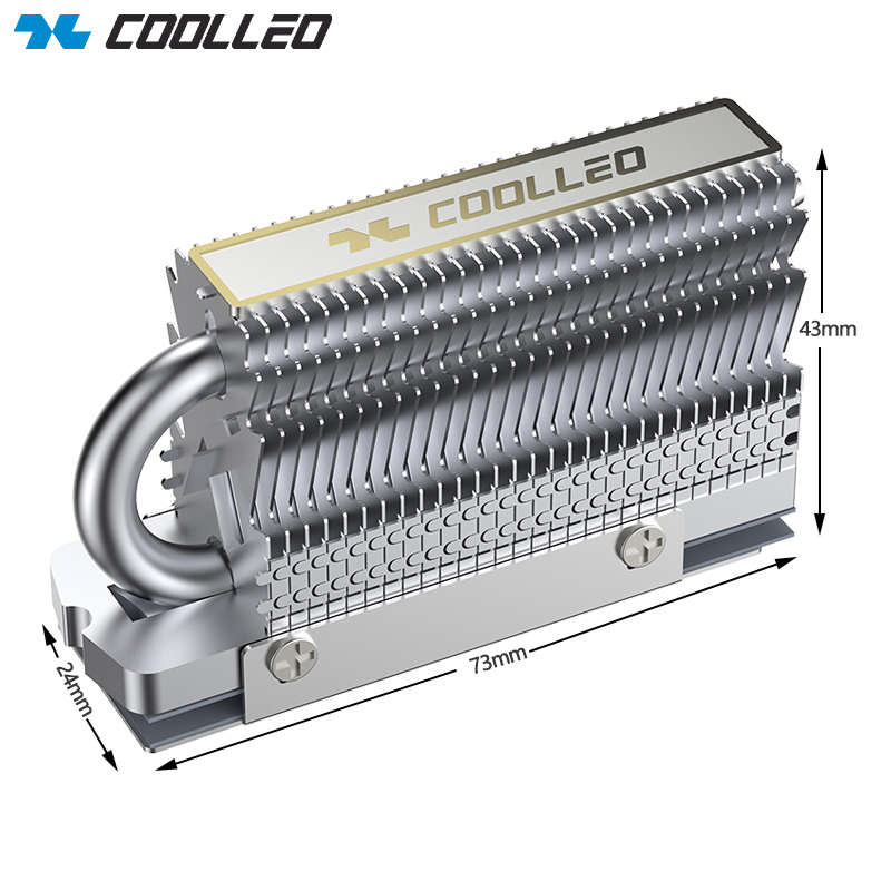 COOLLEO HR-09 M.2 2280 SSD Hea - M2 Heatsink Cooler 评论和价格