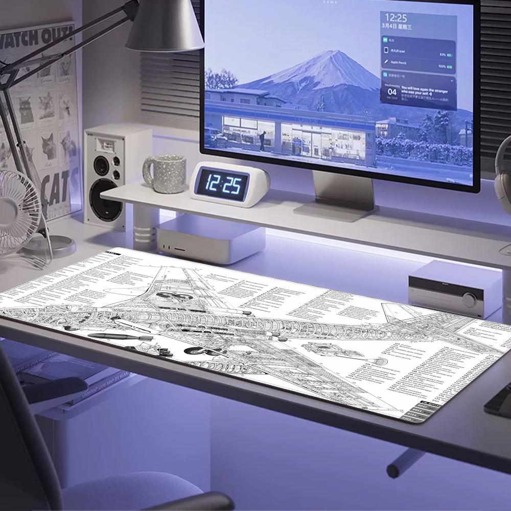 HYBXAXC Airplane Drawing Black - Gaming Accessories Drawing 评论和价格