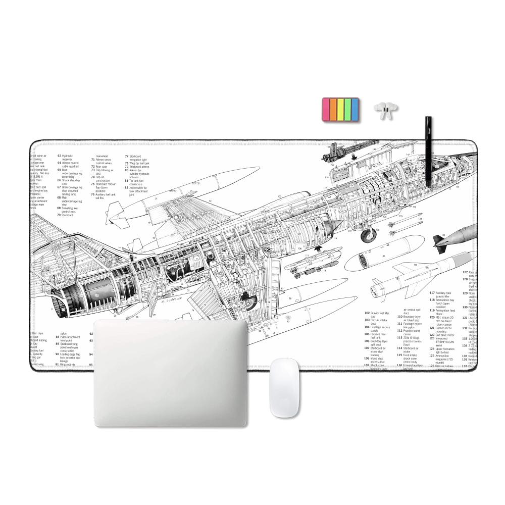 HYBXAXC Airplane Drawing Black - Gaming Accessories Drawing 评论和价格